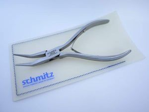 Snipe Nose Pliers 5.3/4'' long, bent and crosswise serrated jaws INOX - Stainless steel 4414FP00-RF