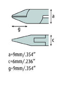 Load image into Gallery viewer, Side cutting pliers 4.3/4&quot; tapered head without bevel 3123HS22