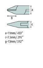 Load image into Gallery viewer, Side Cutting pliers 5&#39;&#39; tapered head with fine bevel 3222HS22
