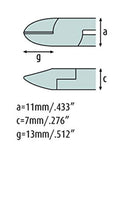 Load image into Gallery viewer, Side Cutting Pliers 4.3/4&#39;&#39;oval head with fine bevel 1202EP02