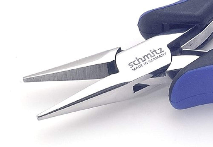 Snipe Nose Pliers 5.1/4'' straight, short, serrated jaws 4212HS22