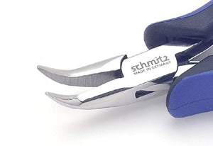 Snipe Nose Pliers 5.1/4''bent, short, smooth jaws 4213HS22