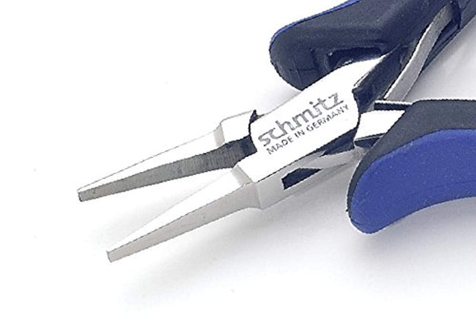 Flat Nose Pliers 5.1 4 short very slim tapered and smooth jaws