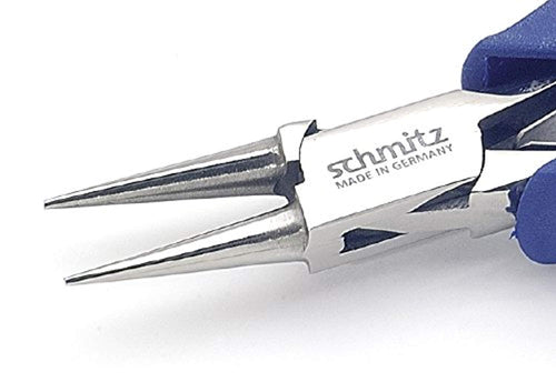 Round Nose Pliers 5.1/2''  short, serrated jaws 4332HS22