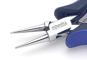 Round Nose Pliers 5. 1/4'' short, serrated jaws 4232HS22