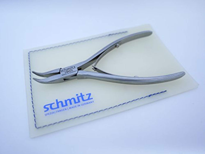 Snipe Nose Pliers 4.3/4'' short, bent and smooth jaws INOX - Stainless steel 4213FP00-RF