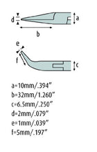 Load image into Gallery viewer, Snipe Nose Pliers 5.3/4&#39;&#39; bent near tip, long and smooth jaws 4205HS22