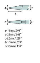 Load image into Gallery viewer, Flat Nose Pliers 5.1/4&#39;&#39;short, smooth jaws 4221HS22