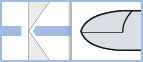 Load image into Gallery viewer, Side Cutting Pliers 5&#39;&#39; oval head with wire catch, without bevel for full flush cut 3213HS22
