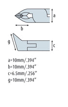Load image into Gallery viewer, Oblique Cutter 4.3/4&#39;&#39; Tungsten-Carbide tipped straight head with fine bevel 3472HS22