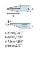 Load image into Gallery viewer, Oblique Tip Cutter 5.1/2&#39;&#39; with fine bevel 3622HS22