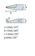 Load image into Gallery viewer, Front Angle Angle Cutter 5.1/2&#39;&#39; strong jaws with fine bevel, cuts flush in front of components 3562-SHS22