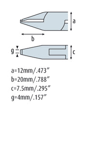 Distance Cutter 5.1/4'' cut 0.05" above surface 3671HS22-1,2