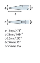 Load image into Gallery viewer, Flat Nose Pliers 5.1/2&#39;&#39; short, strong and smooth jaws 4321HS22