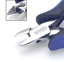 Load image into Gallery viewer, Side cutting pliers 4.3/4&quot; oval head with wire catch, with bevel 3111HS22