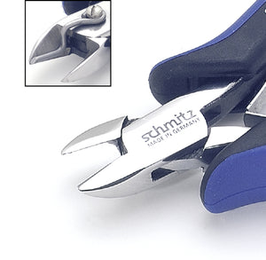 Side cutting pliers 4.3/4" oval head with wire catch, fine bevel 3112HS22