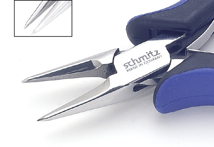 Snipe Nose Pliers 5.1/4'' straight, short and smooth jaws, microfine pointed tips 4217HS22